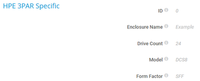 HPE 3PAR Specific HPE 3PAR Specific