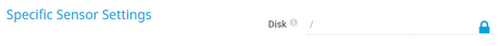 Specific Sensor Settings Specific Sensor Settings